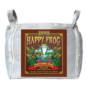 Large bag of potting soil with a frog illustration, ready for indoor or outdoor use.
