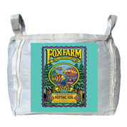 12-quart bag of potting soil; vibrant aqua label features an underwater scene with colorful fish.
