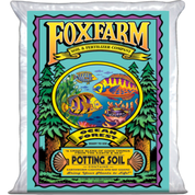 FoxFarm Ocean Forest Potting Soil, 12 qt bag, contains earthworm castings & bat guano for vibrant plant growth.
