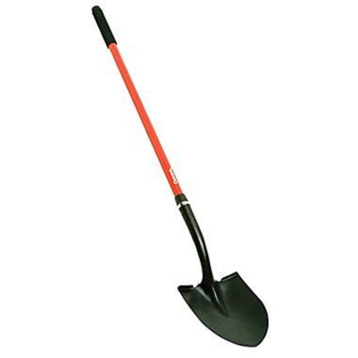 Corona 48-inch DIY shovel with fiberglass handle and open back design.
